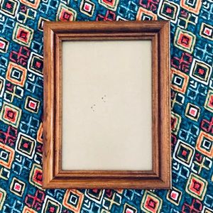 Wood 4x6” Picture Frame W/ Clear Glass Window